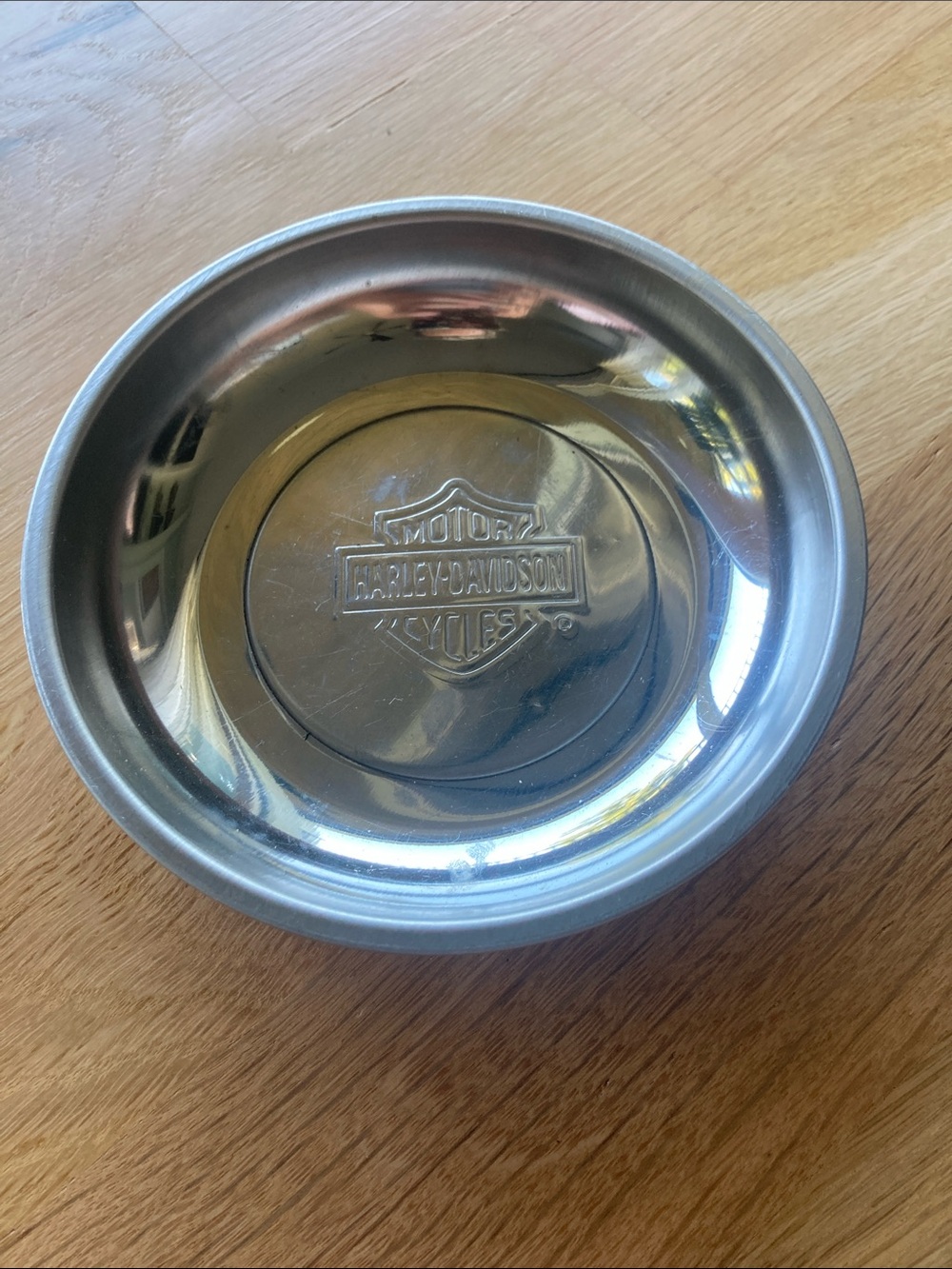 Genuine Harley-Davidson Stainless Steel 6-Inch Magnetic Parts Tray-GUC